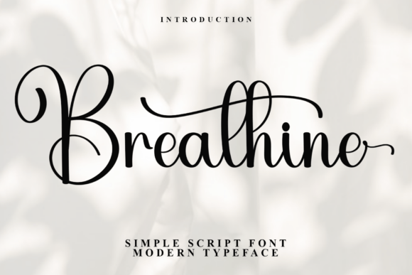 Breathine Font - Featured Image
