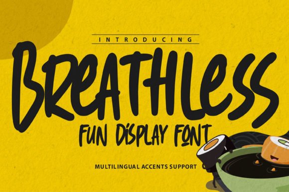 Breathless Font - Featured Image