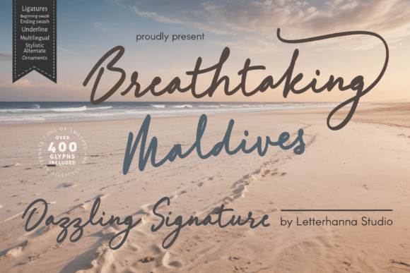 Breathtaking Maldives Font - Featured Image