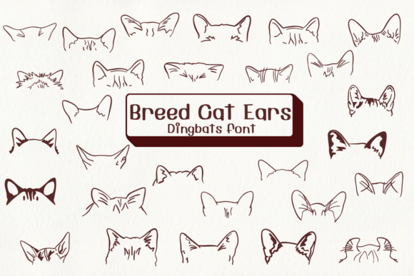 Breed Cat Ears Font - Featured Image