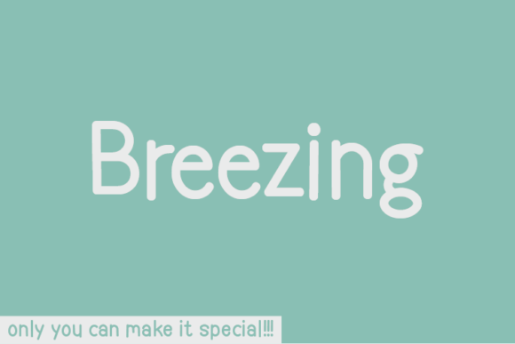 Breezing Font - Featured Image