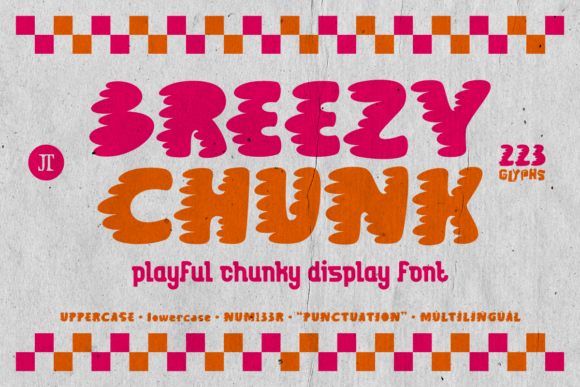 Breezy Chunk Font - Featured Image