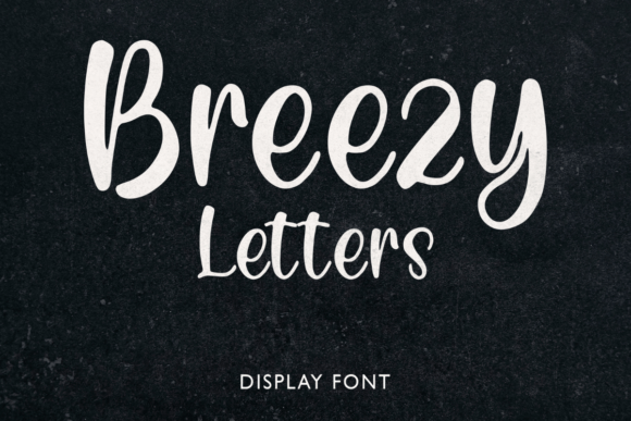 Breezy Letters Font - Featured Image