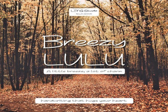 Breezy Lulu Font - Featured Image