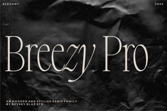 Breezy Pro Font - Featured Image