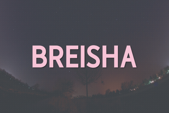 Breisha Font - Featured Image