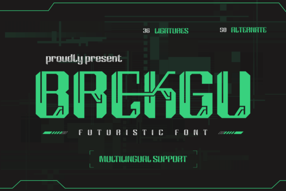 Brekgu Font - Featured Image