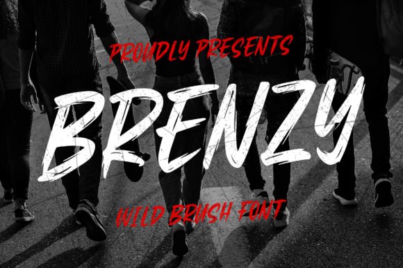 Brenzy Font - Featured Image