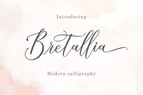 Bretallia Font - Featured Image