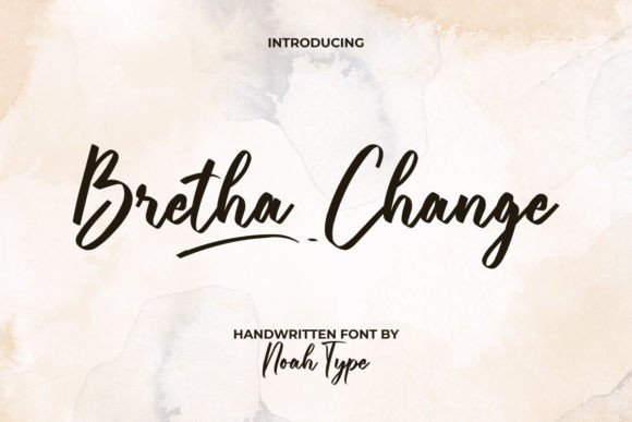 Bretha Change Font - Featured Image