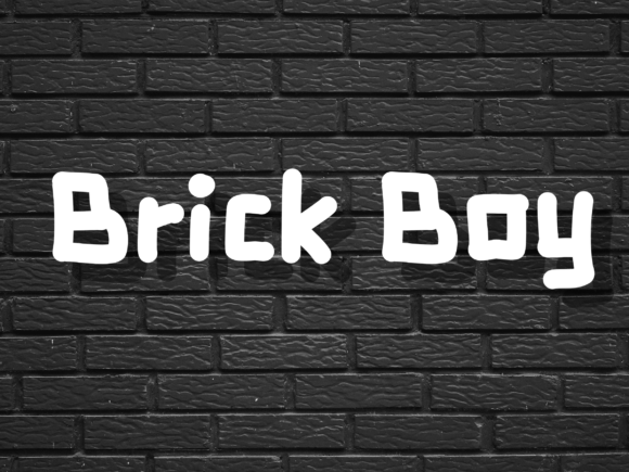 Brick Boy Font - Featured Image