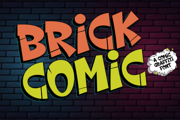 Brick Comic Font - Featured Image