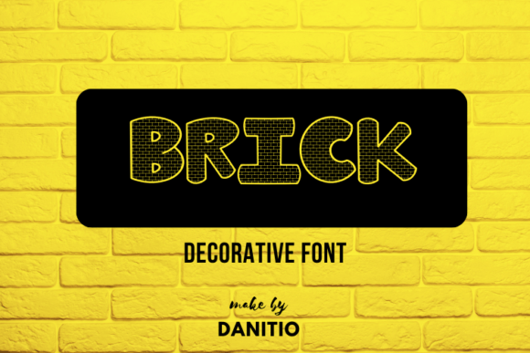 Brick Font - Featured Image