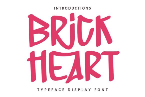Brick Heart Font - Featured Image