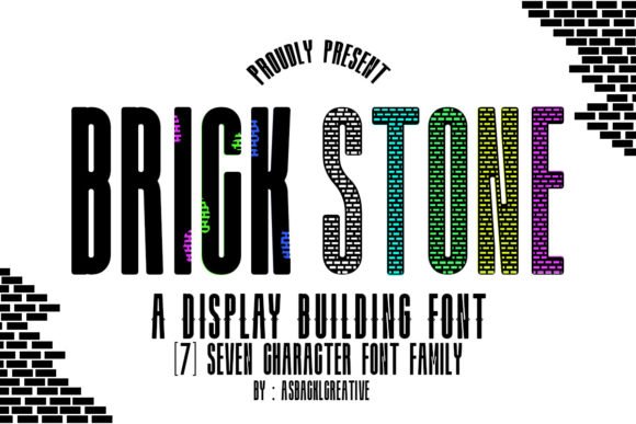 Brick Stone Font - Featured Image