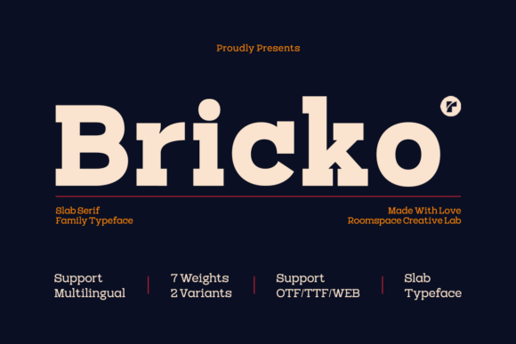 Bricko Font - Featured Image