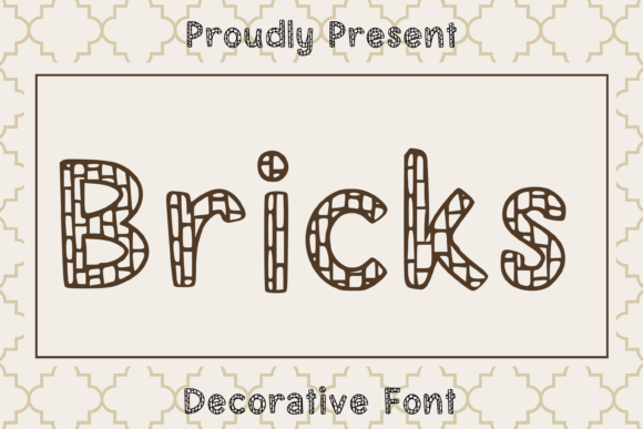 Bricks Font - Featured Image