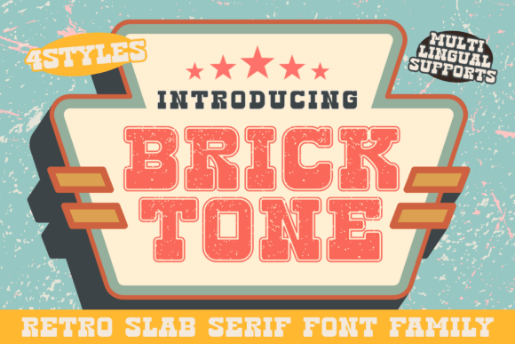 Bricktone Font - Featured Image