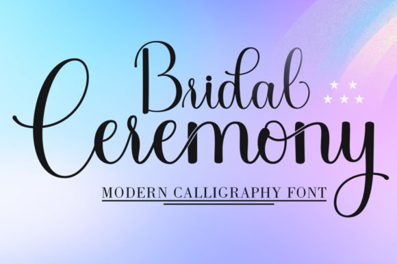 Bridal Ceremony Font - Featured Image