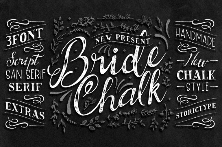 BrideChalk Font - Featured Image