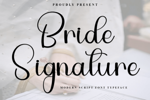 Bride Signature Font - Featured Image