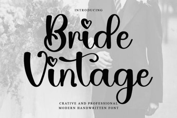 Bride Vintage Font - Featured Image