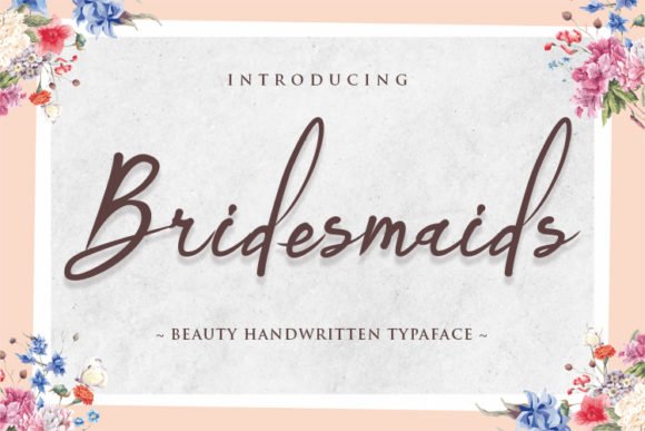 Bridemaids Font - Featured Image