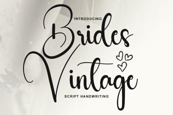 Brides Vintage Font - Featured Image