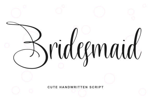 Bridesmaid Font - Featured Image