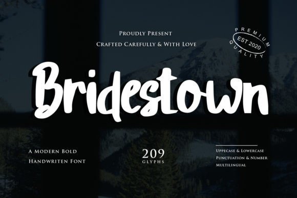Bridestown Font - Featured Image
