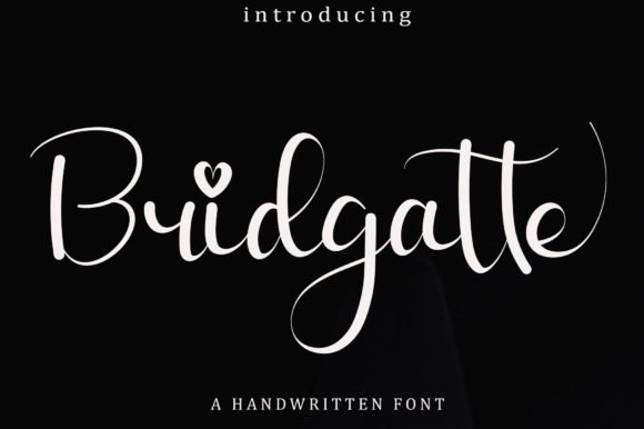 Bridgatte Font - Featured Image
