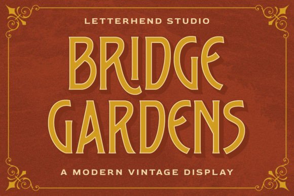 Bridge Gardens Font - Featured Image