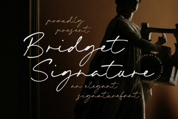 Bridget Signature Font - Featured Image
