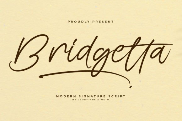 Bridgetta Font - Featured Image