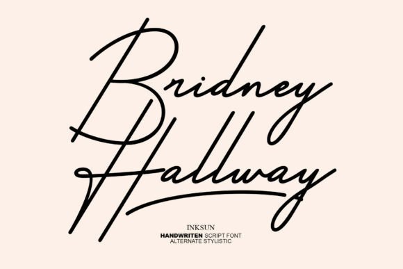 Bridney Hallway Font - Featured Image