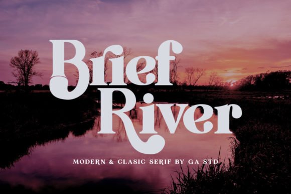 Brief River Font - Featured Image