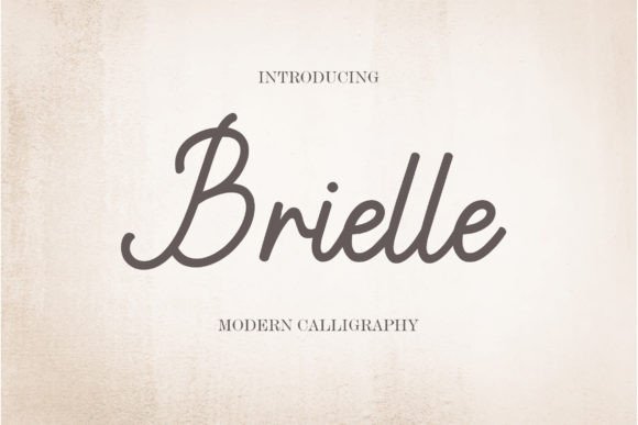 Brielle Script Font - Featured Image