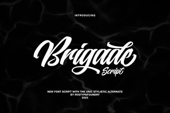 Brigade Script Font - Featured Image