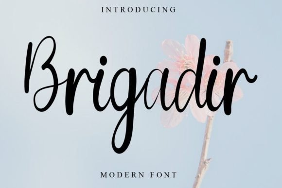 Brigadir Font - Featured Image