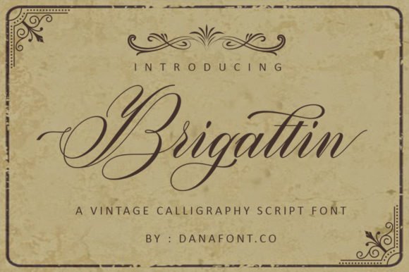 Brigattin Font - Featured Image