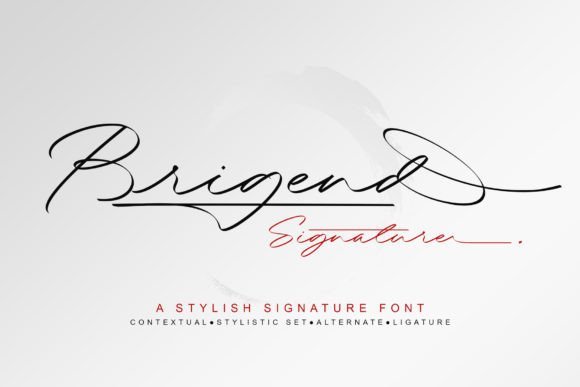 Brigend Font - Featured Image