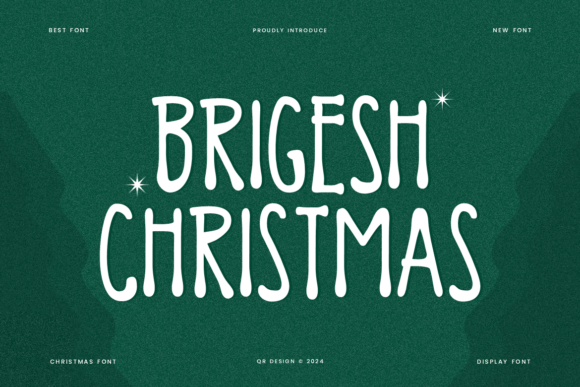 Brigesh Christmas Font - Featured Image