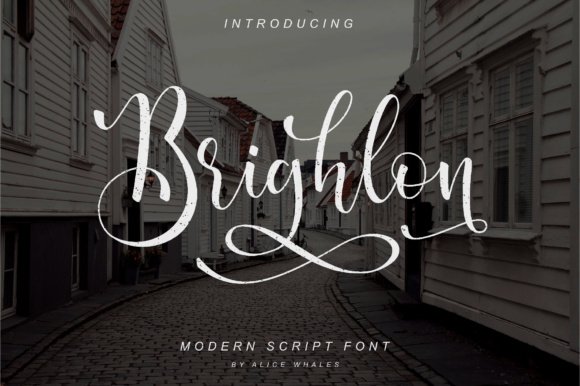 Brighlon Font - Featured Image