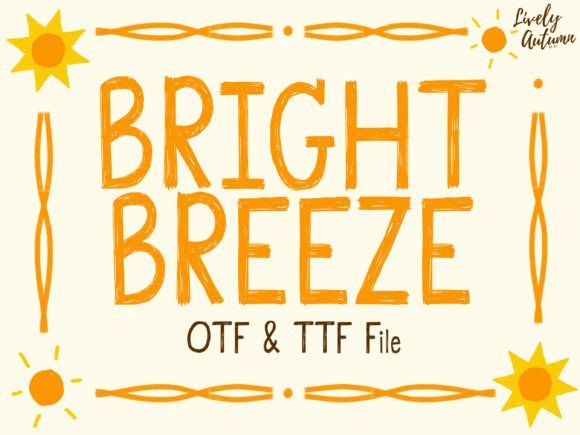 Bright Breeze Font - Featured Image
