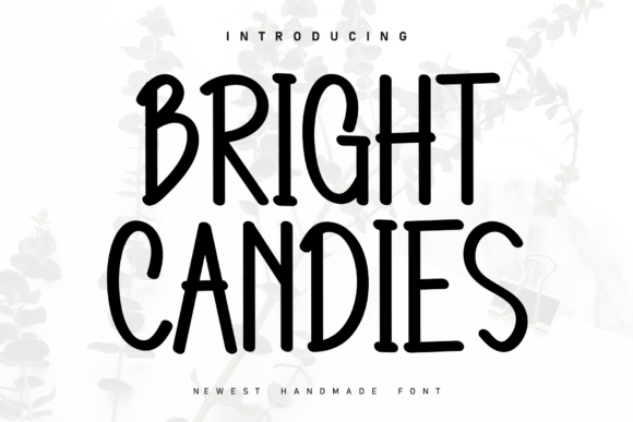 Bright Candies Font - Featured Image