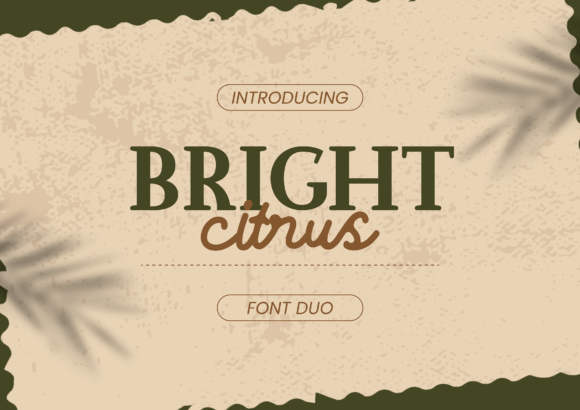 Bright Citrus Duo Font - Featured Image