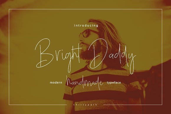 Bright Daddy Font - Featured Image