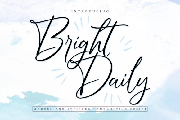 Bright Daily Font - Featured Image