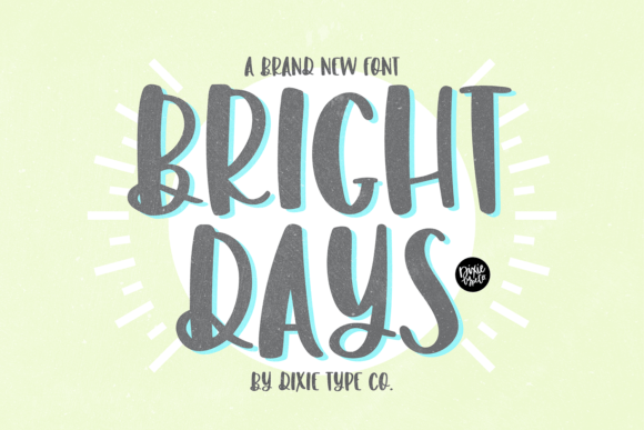 Bright Days Font - Featured Image