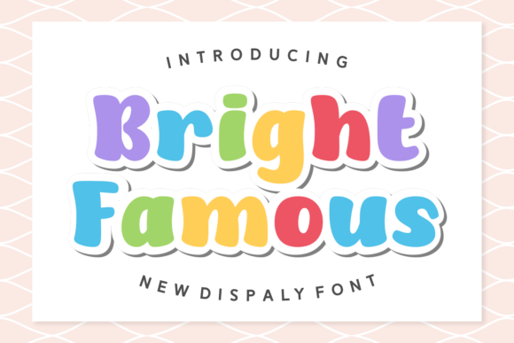 Bright Famous Font - Featured Image